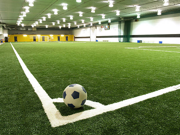Indoor Soccer Field with Artificial Turf