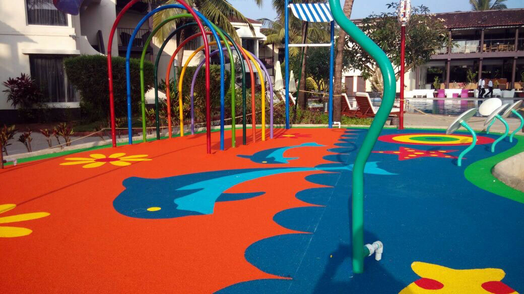 Children's Play Park - Safety Flooring with Patterns