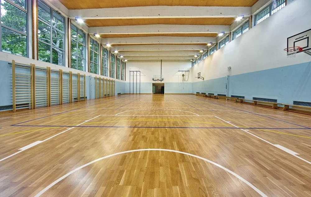 Maple Wood Sports Flooring - Indoor Gymnasium