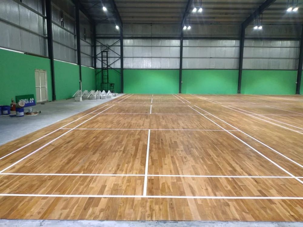 Teak Wood Sports Flooring