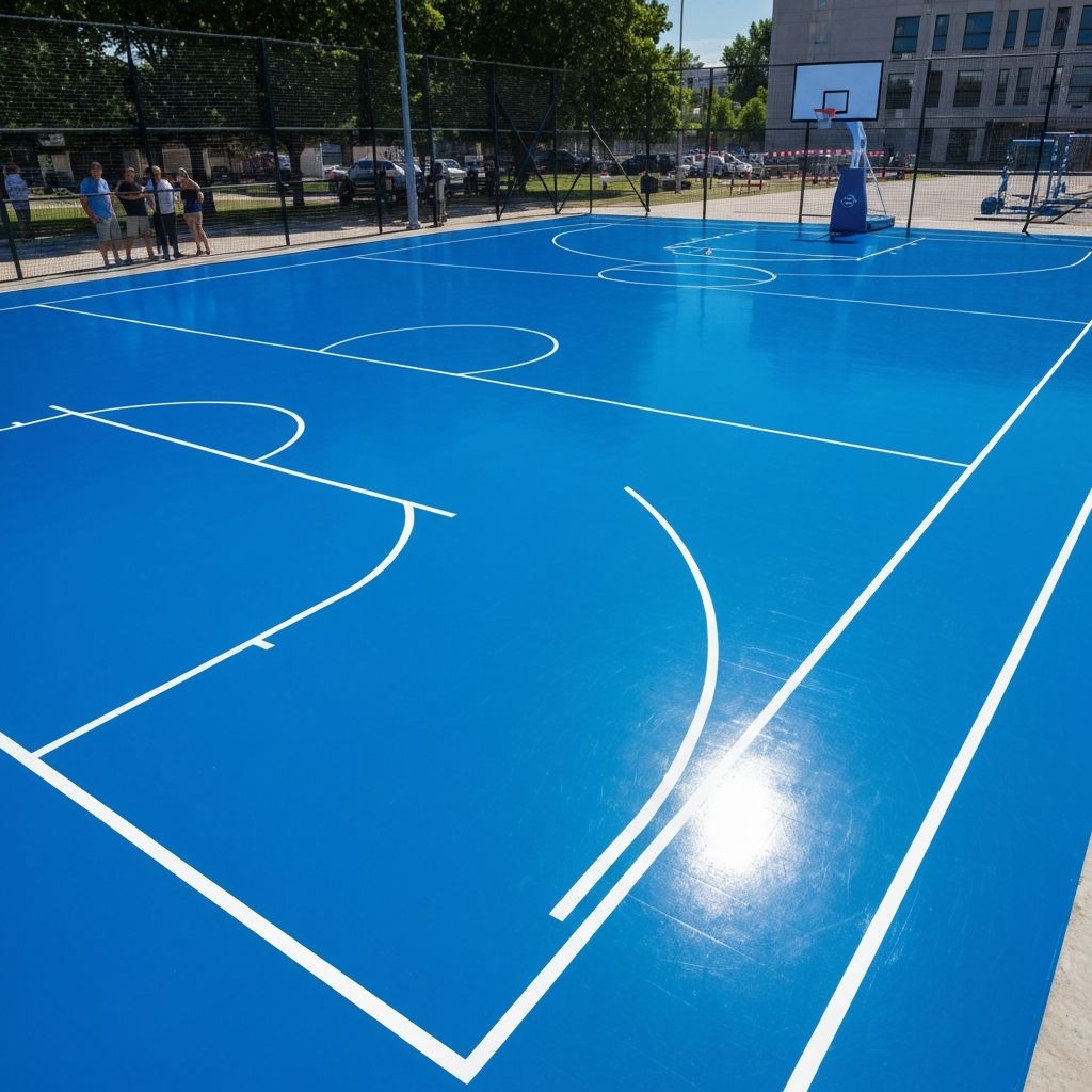 Acrylic Synthetic Court Flooring